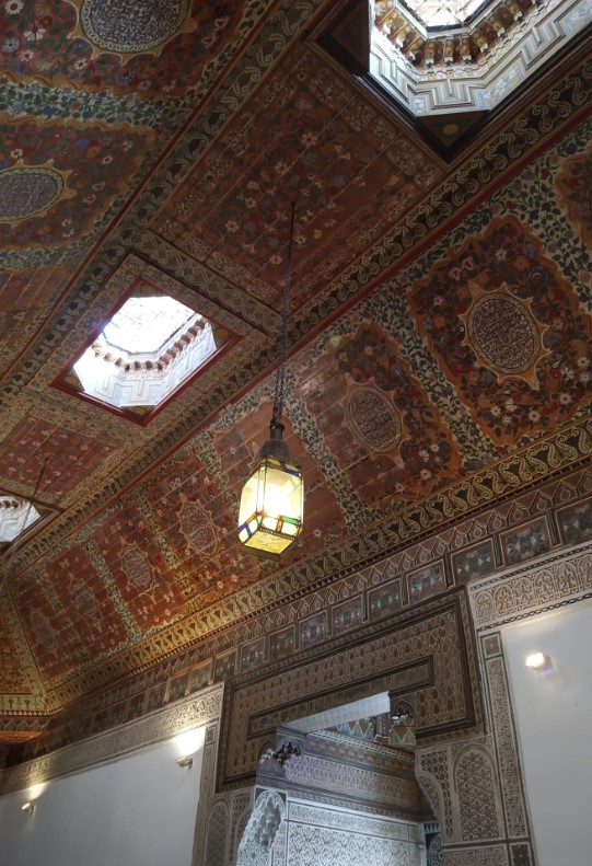 Interior del Palacio de la Bahía. Marrakech