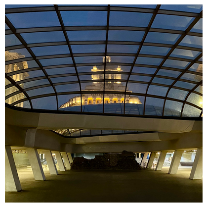 Vista de la ciudad de Sofía desde el metro