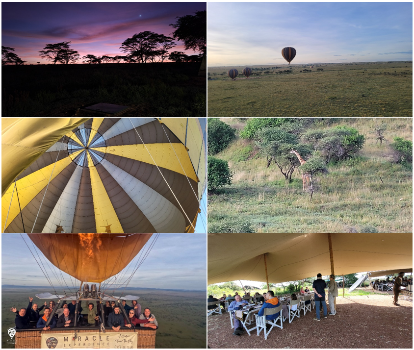 viaje opcional en Globo Grumeti Hills, Tanzania. Una manera diferente de disfrutar de un Safari.