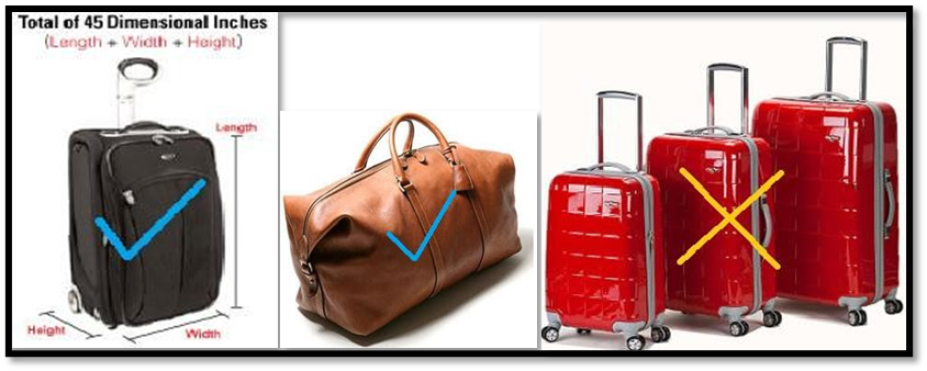 Maletas permitidas y no  recomendadas para Viajar de Safari en Tanzania